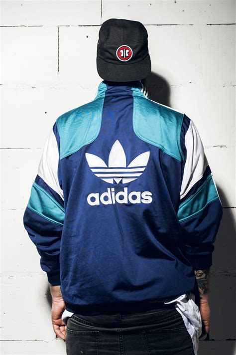 Adidas retro jacket denim